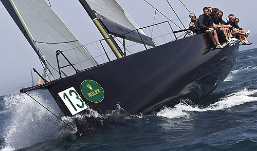 Sir Peter Ogden's mini maxi Jethou. Photo copyright Carlo Rolex and Borlenghi.