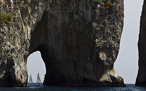 Faraglioni, part of the landscape. Photo copyright Carlo Rolex and Borlenghi.