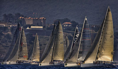 Race Start, St.Tropez, Giraglia Rolex Cup 2009. Photo copyright Rolex and Carlo Borlenghi.