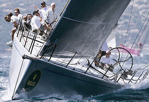 Andres Soriano’s Mills 68 Alegre, during the Giraglia Rolex Cup 2010. Photo copyright Rolex and Kurt Arrigo.