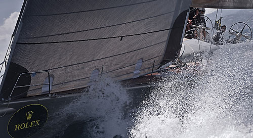 Brian Benjamin's Maxu Dolphin 65 Mini-Maxi Aegir, during the Giraglia Rolex Cup 2010. Photo copyright Rolex and Kurt Arrigo.