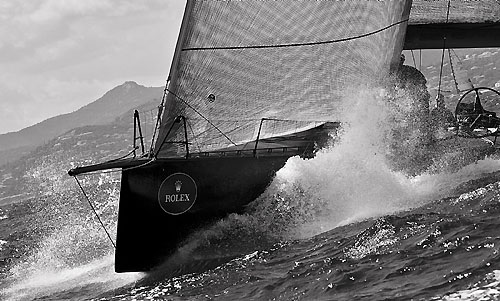 Peter Ogden's Mini Maxi Jethou, during the Giraglia Rolex Cup 2010. Photo copyright Rolex and Kurt Arrigo.