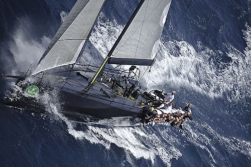 Peter Ogden's Mini Maxi Jethou, during the Giraglia Rolex Cup 2010. Photo copyright Rolex and Kurt Arrigo.