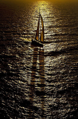 Igor Simcic's Esimit Europa 2, during the Giraglia Rolex Cup 2010. Photo copyright Rolex and Kurt Arrigo.