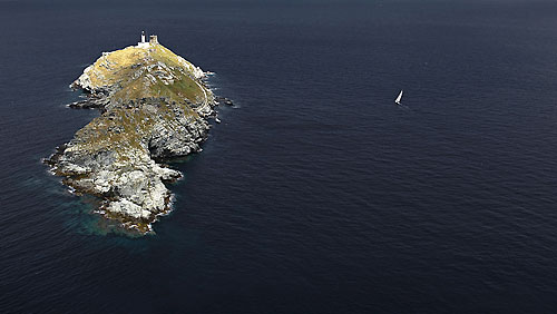 Giraglia Rock, during the Giraglia Rolex Cup 2010. Photo copyright Rolex and Kurt Arrigo.