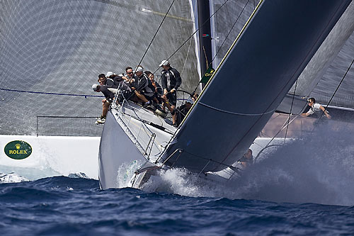 Niklas Zennström’s Rán, during the Maxi Yacht Rolex Cup 2010. Photo copyright Rolex and Carlo Borlenghi.