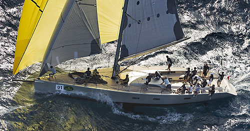 Brian Benjamin's Aegir, during the Maxi Yacht Rolex Cup 2010. Photo copyright Rolex and Carlo Borlenghi.