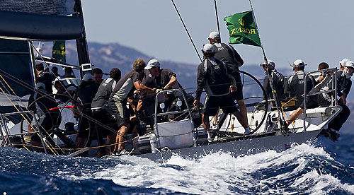 Niklas Zennström’s Rán, during the Maxi Yacht Rolex Cup 2010. Photo copyright Rolex and Carlo Borlenghi.