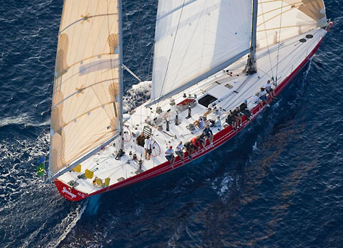 Steinlager 2, during the Rolex Middle Sea Race 2008. Photo copyright Rolex and Kurt Arrigo.