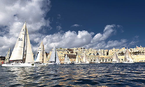 The Start of the 31st Rolex Middle Sea Race. Photo copyright Rolex and Kurt Arrigo.