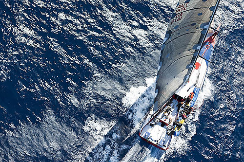 Vladimir Prosikhin's Volvo 70 E1, during the 31st Rolex Middle Sea Race. Photo copyright Rolex and Kurt Arrigo.