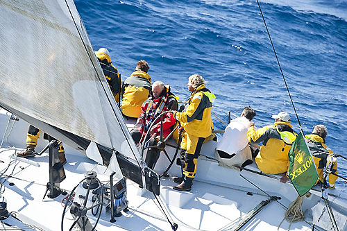 Bryon Ehrhart's TP52 Lucky, during the 31st Rolex Middle Sea Race. Photo copyright Rolex and Kurt Arrigo.