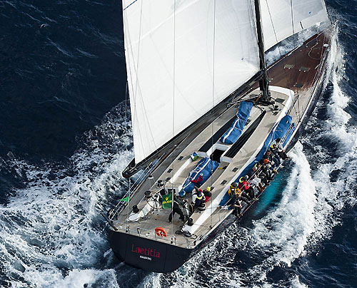 Axel Schroeder's Baltic 56 Laetitia, during the 31st Rolex Middle Sea Race. Photo copyright Rolex and Kurt Arrigo.