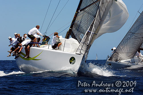 Martin and Lisa Hill’s Estate Master, during the Rolex Trophy One Design Series 2009. Photo copyright Peter Andrews, Outimage Australia.