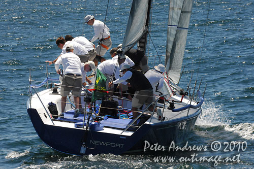 Jim Richardson’s Barking Mad from the United States, during the Rolex Trophy One Design Series, Sydney Australia. Photo copyright Peter Andrews, Outimage Australia.
