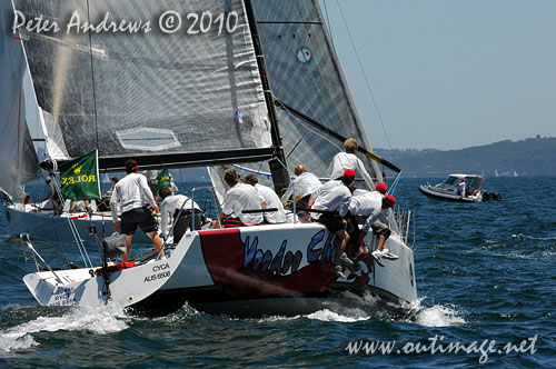 Andrew Hunn's Tasmanian entry, Voodoo Chile (AUS), during the 2010 Rolex Trophy One Design Series, offshore Sydney. Photo copyright Peter Andrews, Outimage Australia.