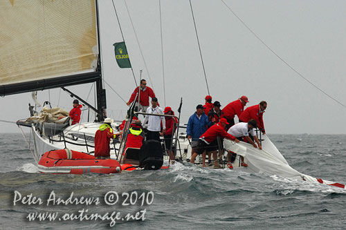 Nicholas Bartels’ Cookson 50 Terra Firma, during the 2010 Rolex Trophy Rating Series offshore Sydney Australia. Photo copyright Peter Andrews, Outimage Australia.