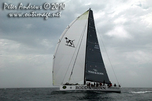 Bill Wild’s Reichel Pugh 55 (former Yendys), Rodd & Gunn Wedgetail, during the 2010 Rolex Trophy Rating Series offshore Sydney Australia. Photo copyright Peter Andrews, Outimage Australia.