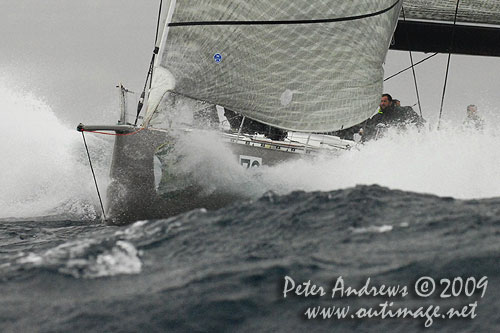 Niklas Zennström’s Rán, during the Rolex Trophy Ratings Series 2009. Photo copyright Peter Andrews, Outimage Australia.