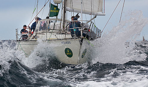Jeffery Taylor's C&C 41 Nemesis from the United States, during the Rolex Sydney Hobart Yacht Race 2010. Photo copyright Rolex and Daniel Forster.