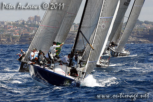 Doug Douglass Goombay Smash, during the Rolex Farr 40 World Championships 2011, Sydney Australia. Photo copyright Peter Andrews, Outimage Australia. 