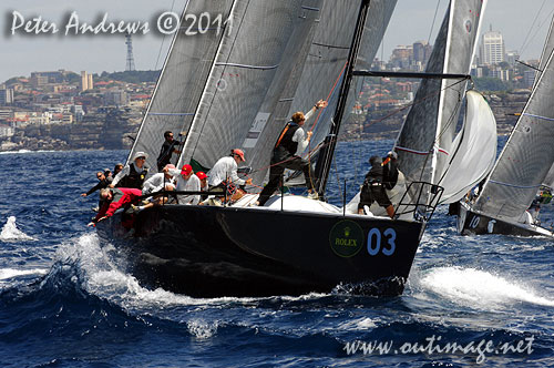 The Rolex Farr 40 World Championships 2011, Sydney Australia. Photo copyright Peter Andrews, Outimage Australia. 