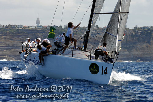 The Rolex Farr 40 World Championships 2011, Sydney Australia. Photo copyright Peter Andrews, Outimage Australia. 