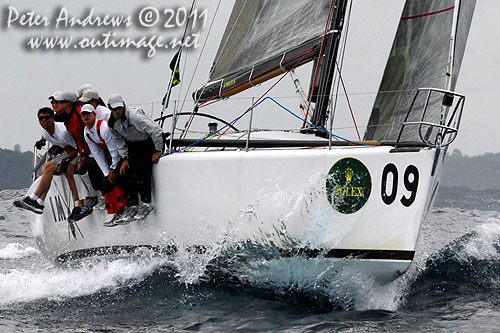 Ivan Resnekov's iMpi, during the Rolex Farr 40 World Championships 2011, Sydney Australia. Photo copyright Peter Andrews, Outimage Australia. 