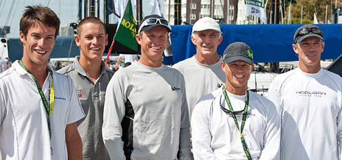 Mitch White, Morgan White, Alby Pratt, Colin Beashel, Doug Pratt, and Adam Beashel, during the Rolex Farr 40 World Championships 2011, Sydney Australia. Photo copyright Kurt Arrigo, Rolex.