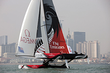 Extreme Sailing Series 2011, Qingdao, China April 13 - 17, 2011.