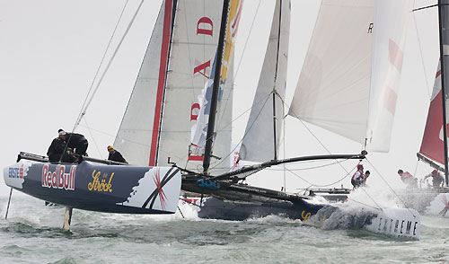 Red Bull Extreme Sailing, during the Extreme Sailing Series 2011, Qingdao, China. Photo copyright Lloyd Images.