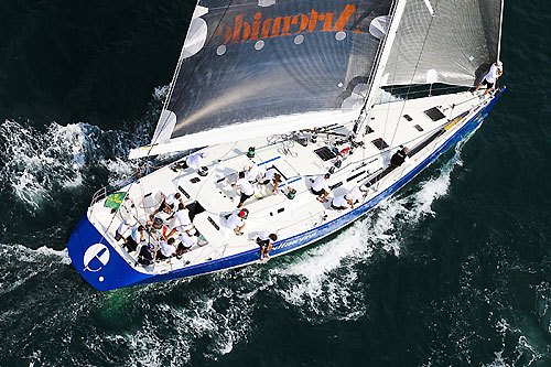 Edimetra (ITA) after the start of the Rolex Volcano Race, Capri, Italy. Photo copyright Rolex and Carlo Borlenghi.