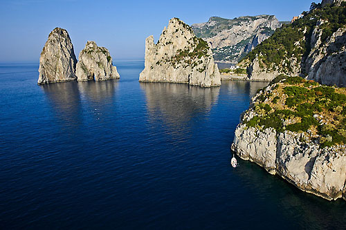 Part of the stunning race course around Capri, during the Rolex Capri Sailing Week and Rolex Volcano Race, Capri, Italy. Photo copyright Rolex and Carlo Borlenghi.