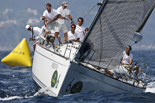 Marco Paolucci’s Comet 45 Libertine (ITA), during the Rolex Capri Sailing Week, Capri, Italy. Photo copyright Rolex and Carlo Borlenghi.