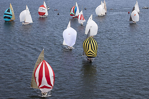 The 8mR Fleet on Flensburger Fjord. Photo copyright Rolex and Daniel Forster.