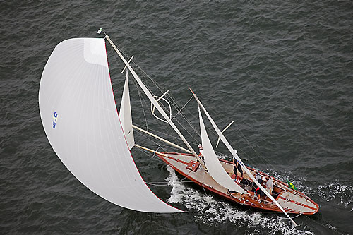 Andi Lochbrunner's 8mR Elfe II (1912, H 9) from Lindau, Germany, during the 2011 Rolex Baltic Week. Photo copyright Rolex and Daniel Forster.