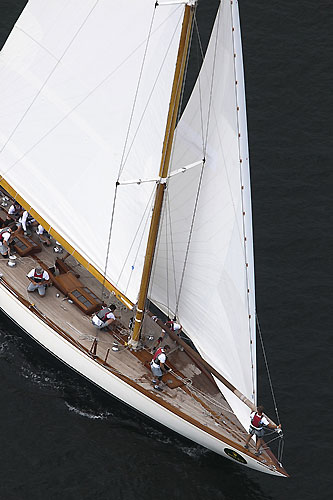 Patrick Howaldt's 12mR Vanity V (DEN 5 - 1936) from Copenhagen, Denmark, during the 2011 Rolex Baltic Week. Photo copyright Rolex and Daniel Forster.