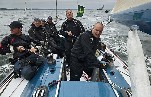 On board Murdoch McKillop's 8mR Lafayette (1986) from London, Great Britain, second after 7 races, during the 2011 Rolex Baltic Week. Photo copyright Rolex and Daniel Forster.