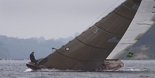 Magne Brekke's 8mR Wanda (N 38, 1937) from Snaroya, Norway, during the 2011 Rolex Baltic Week. Photo copyright Rolex and Daniel Forster.