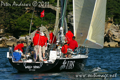 Geoff Lavis' Inglis-Murray 50 UBS Wild Thing, ahead of the start of the Audi Sydney Gold Coast 2011. Photo copyright Peter Andrews, Outimage Australia.