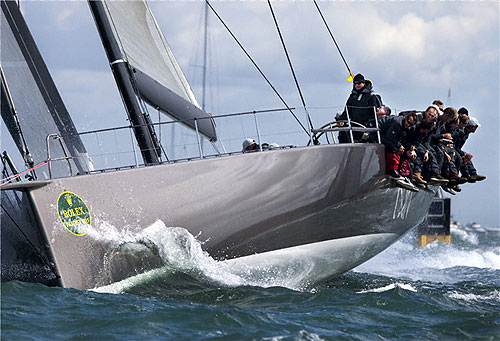 Niklas Zennstrms J-V 72 Rn (GBR), winner of the 2009 Rolex Fastnet Race, during the Rolex Fastnet Race 2011. Photo copyright Rolex and Daniel Forster.