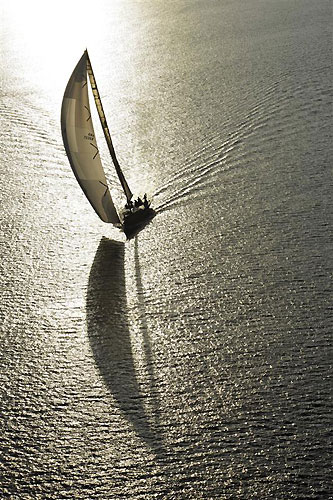 Niklas Zennstr�m�s JV72, R�n (GBR), during the Rolex Middle Sea Race 2011. Photo copyright Kurt Arrigo, Rolex.
