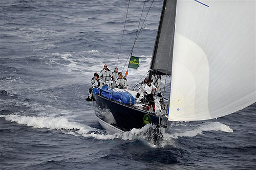 Hans Jurgen Riegel's Marten 49 Speedy (GER), during the Rolex Middle Sea Race 2011. Photo copyright Kurt Arrigo, Rolex.
