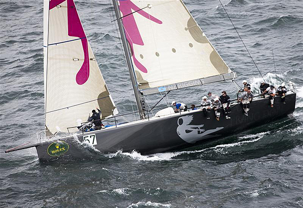 Michael Hiatt�s Farr 55 Living Doll at sea during the 2011 Rolex Sydney Hobart Yacht Race. Photo copyright Daniel Forster, Rolex.
