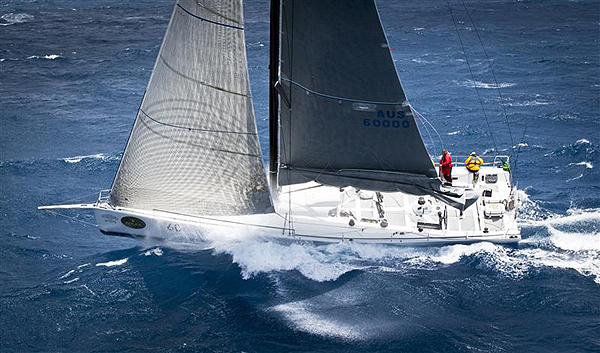 Stephen Ainsworth's Reichel Pugh 63 Loki, during the 2011 Rolex Sydney Hobart. Photo copyright Daniel Forster, Rolex.