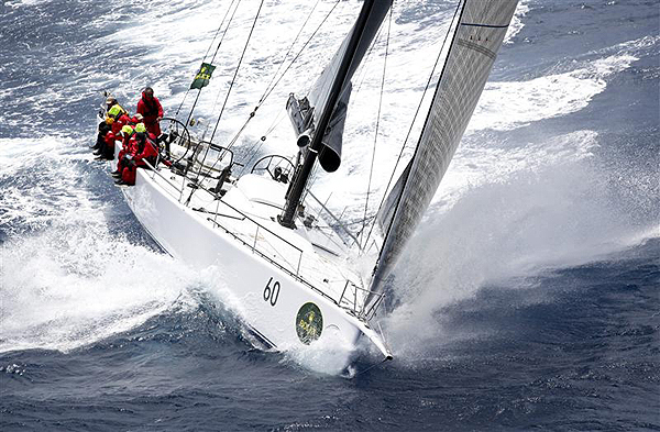 Stephen Ainsworth's Reichel Pugh 63 Loki, during the 2011 Rolex Sydney Hobart. Photo copyright Daniel Forster, Rolex.