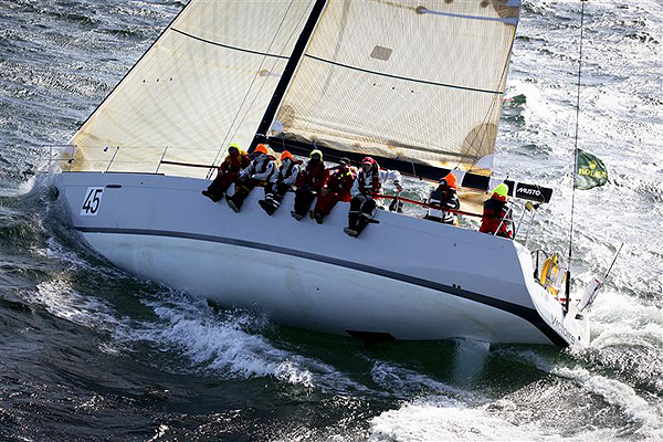 Darryl Hodgkinson�s Beneteau 45 Victoire, during the 2011 Rolex Sydney Hobart. Photo copyright Daniel Forster, Rolex.