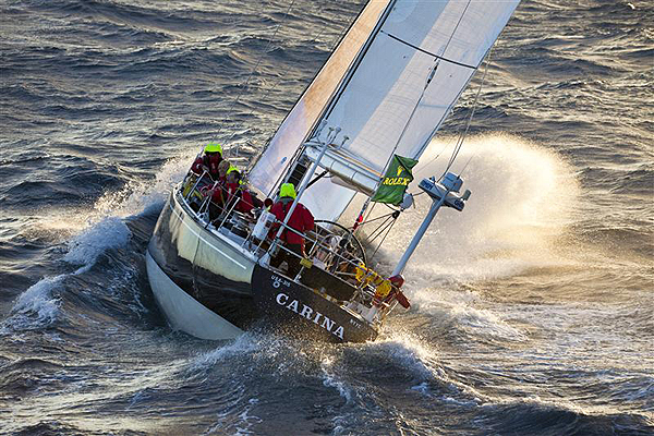 Rives Potts' 1969 classic McCurdy & Rhodes design Carina (USA), during the 2011 Rolex Sydney Hobart. Photo copyright Daniel Forster, Rolex.