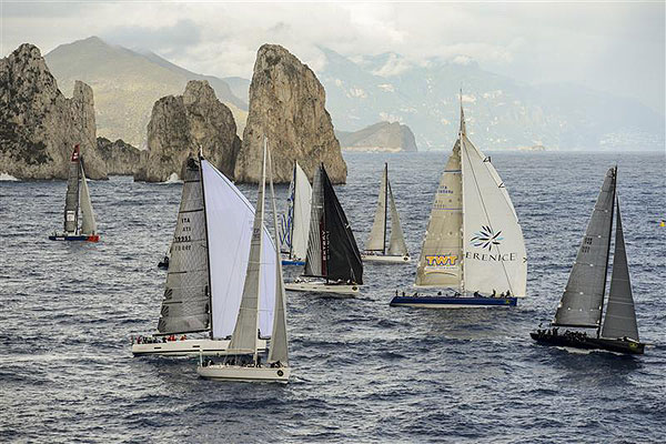 After the start of leg two of the Rolex Volcano Race 2012. Photo copyright Kurt Arrigo for Rolex.