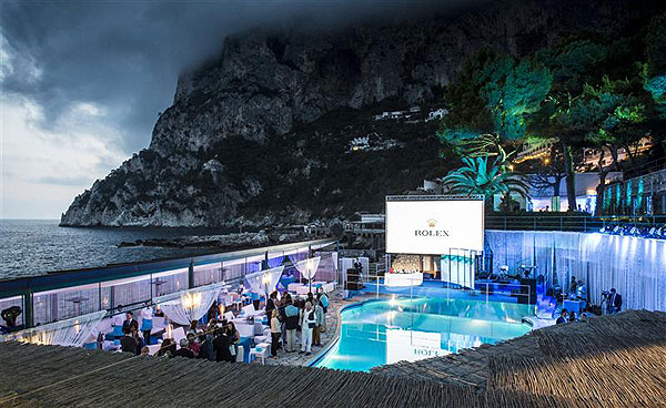 The Rolex party and official prizegiving at La Canzone del Mare in Capri, during the Rolex Volcano Race 2012. Photo copyright Kurt Arrigo for Rolex.